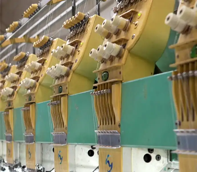 Industrial embroidery machine